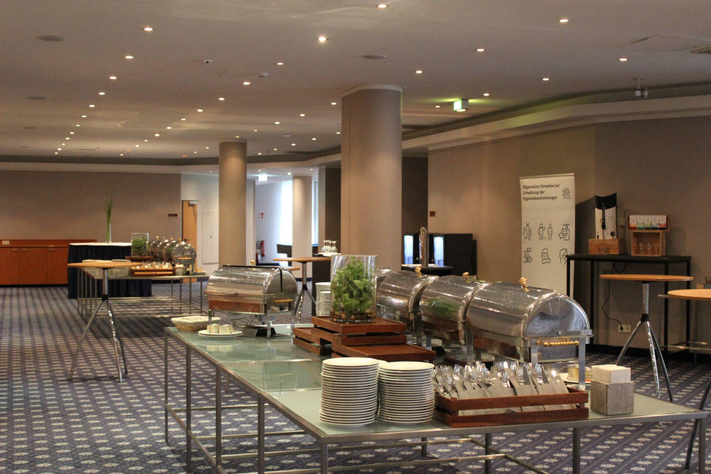 Buffet beim IMMOCOM Immobilien-Event