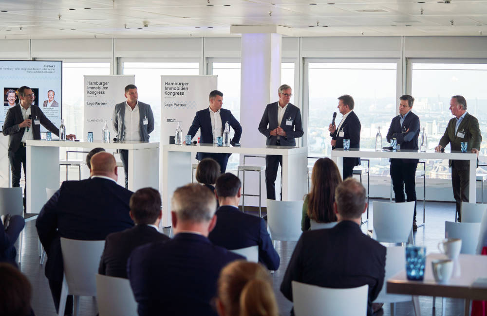 Auftaktpanel vom Hamburger Immobilienkongress 2021