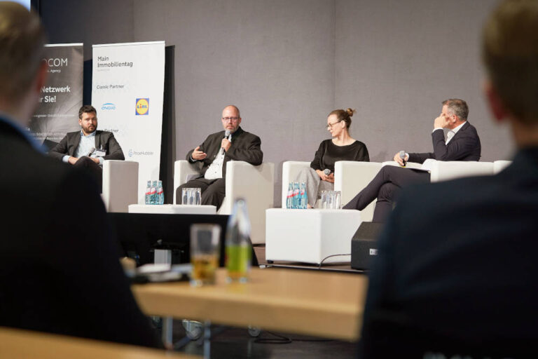 Das Life-Science-Panel bei der IMMOCOM-Veranstaltung