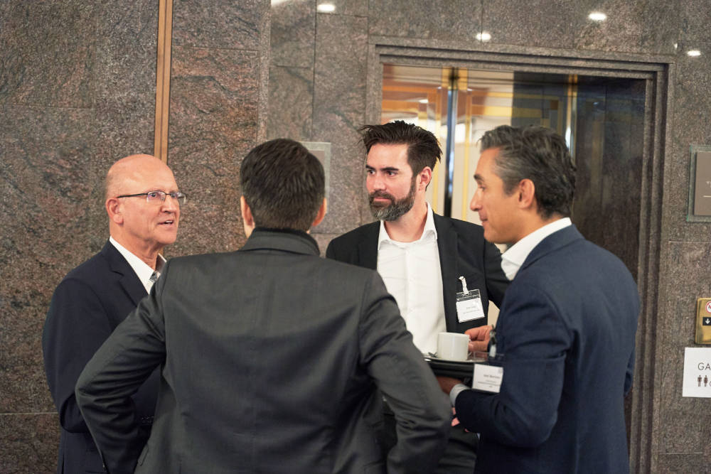 Networking beim Frankfurter Immobilienkongress