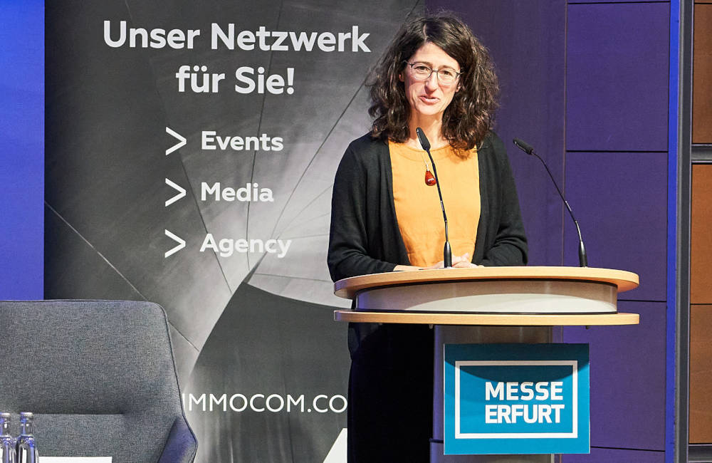 Barbara Schönig auf dem Thüringer Immobilienkongress 2022