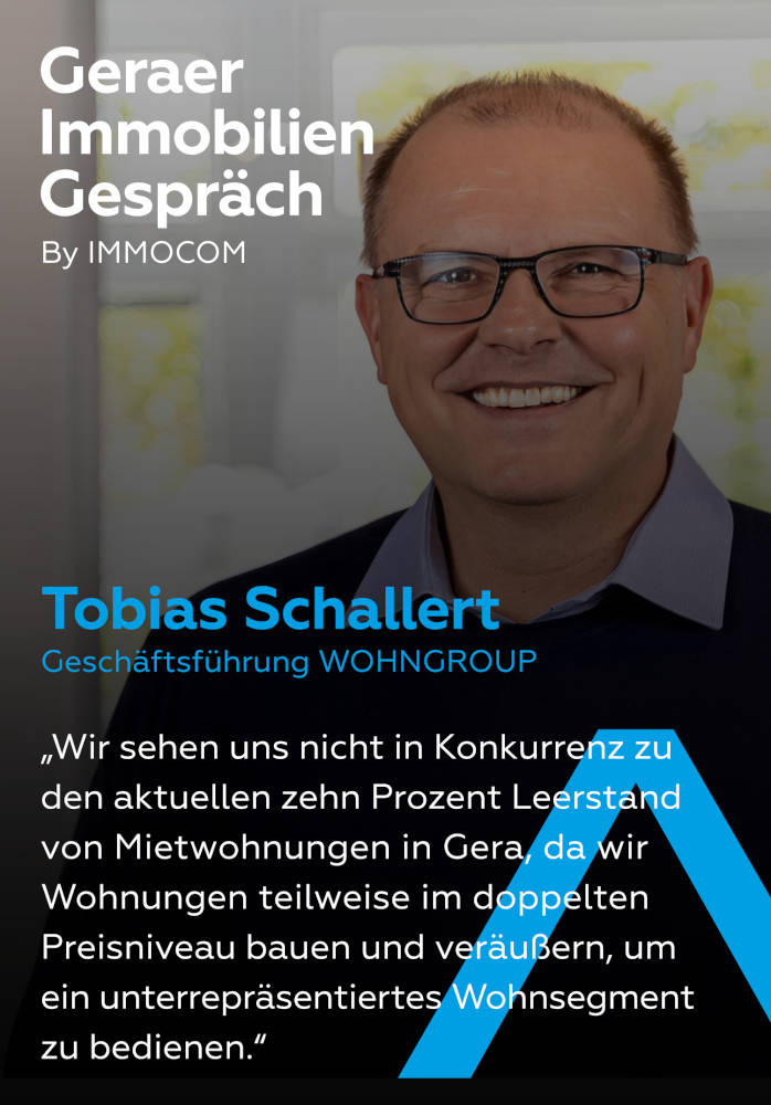 Tobias Schallert beim Geraer Immobiliengespräch 2023