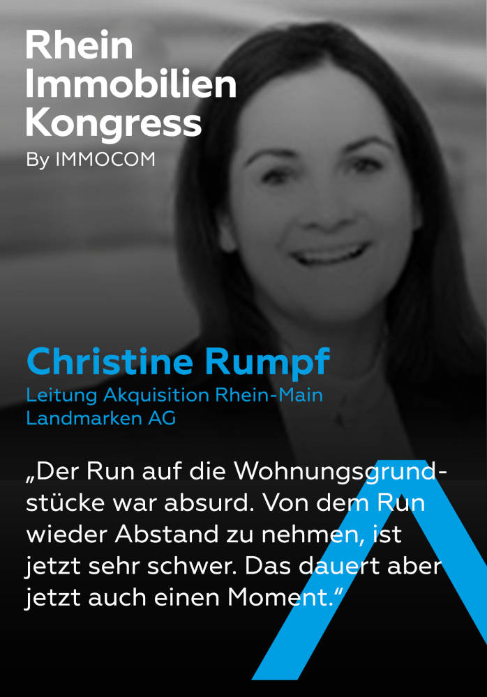 Christine Rumpf beim Rhein Immobilienkongress 2023