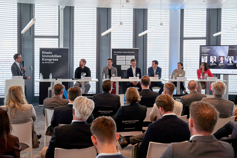 Das Wohnen-Panel beim Netzwerkevent in Düsseldorf