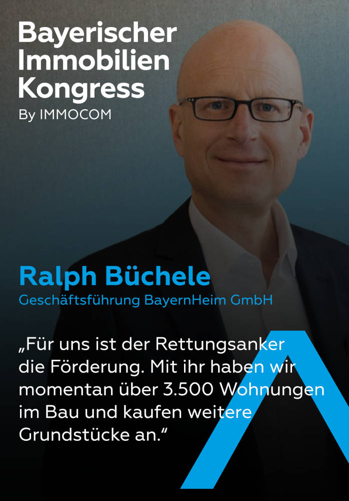 Ralph Büchele beim Bayerischen Immobilienkongress